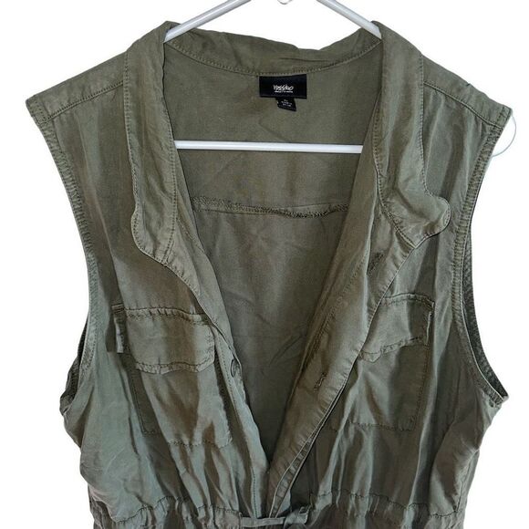 Mossimo - army green vest - Picture 4 of 7